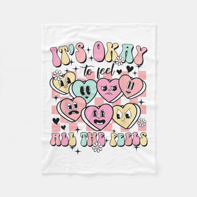 Couverture Polaire Ok Pour Sentir Tous Les Sentiments Scolaire Consei (Devant)