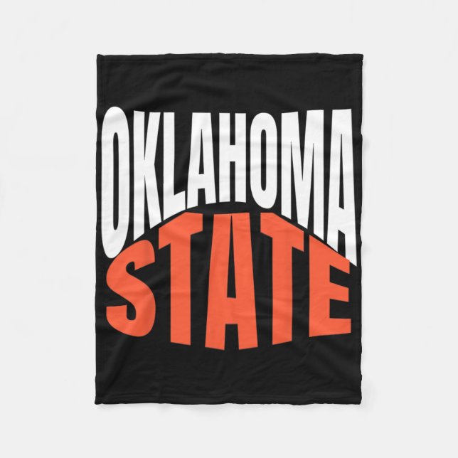 Couverture Polaire Oklahoma State  (Devant)