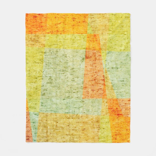 Couverture Polaire Old grunge background with delicate abstract textu (Devant)