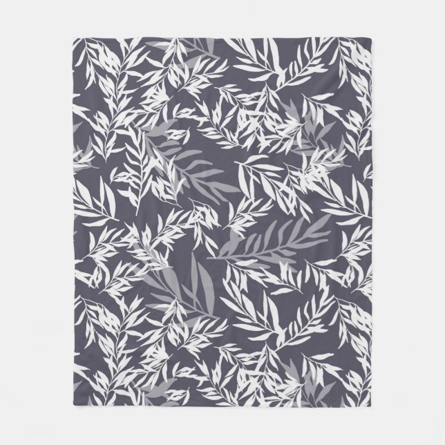 Couverture Polaire Olive tree - bleu foncé (Devant)