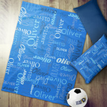 Oliver ton de nom personnalisé bleu