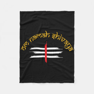 Couverture Polaire Om Namah Shivaya Tripundra Symbol Of Shiva 