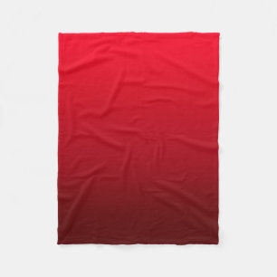 Couverture Polaire Ombre se fanent rouge de  
