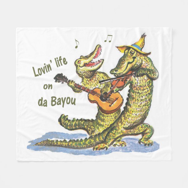 Couverture Polaire On da Bayou (Devant (Horizontal))