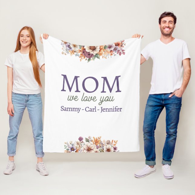 Couverture Polaire On T'Aime Maman (En situation)