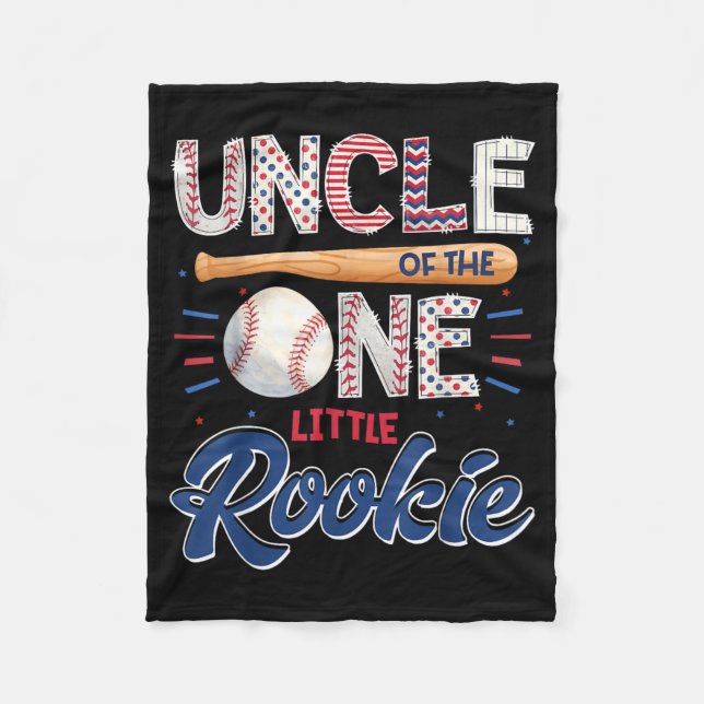 Couverture Polaire Oncle du petit rookie de baseball 1ère (Devant)