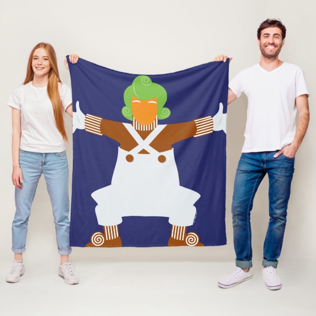 Couverture Polaire Oompa Loompa (En situation)