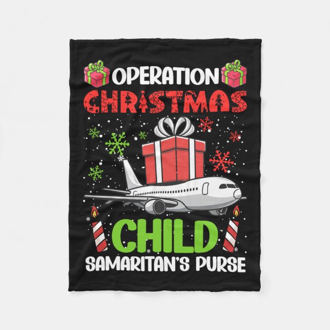 Couverture Polaire Opération Noël Enfant Smaritan's Purse Funny F (Devant)