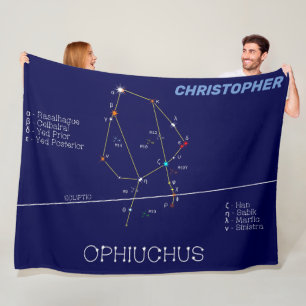 Couverture Polaire Ophiuchus de constellation zodiaque