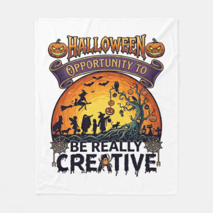 Couverture Polaire Opportunité Halloween Soyez Vraiment Créatif Sorci