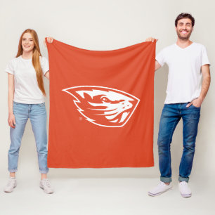 Couverture Polaire Oregon State Beavers Tête de castor