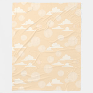 Couverture Polaire Oreiller à jet jaune à air chaud