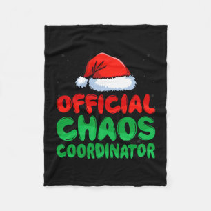 Couverture Polaire Organisateur de chaos homme chapeau de père noël v
