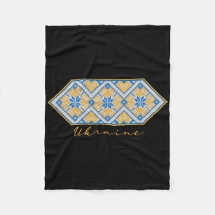 Couverture Polaire Ornement Traditionnel Ukrainien de Vyshyvanka d'Uk