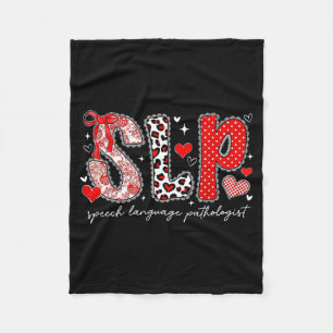 Couverture Polaire Orthophoniste Saint-Valentin slp