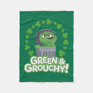 Couverture Polaire Oscar   Green & Grouchy !