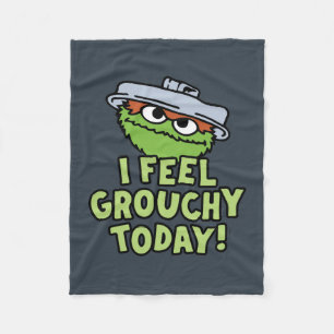 Couverture Polaire Oscar le Groupement Je Me Sens Grouchy Aujourd'H