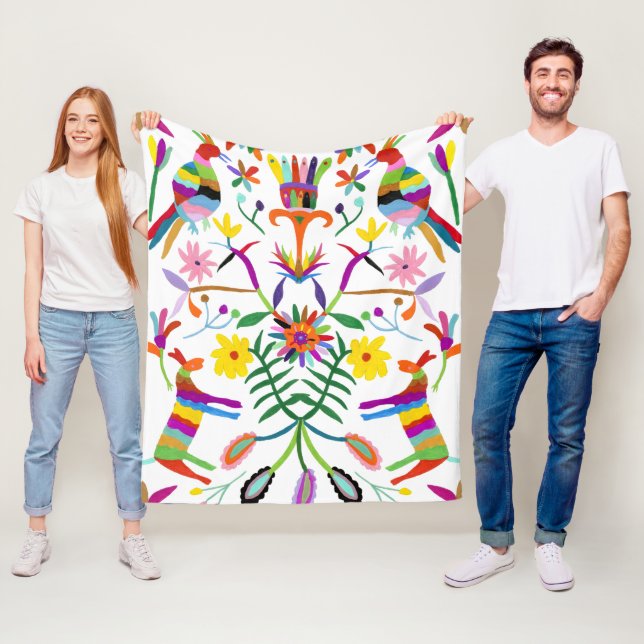 Couverture Polaire Otomi I moderne (En situation)