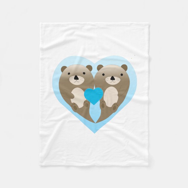Couverture Polaire Otter Love (Devant)