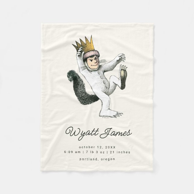 Couverture Polaire Où sont les choses sauvages - Max | Statistiques d (Devant)