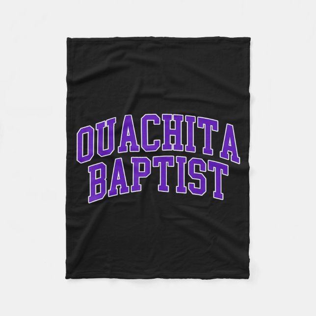 Couverture Polaire Ouachita Baptist University Athletics Vintage Arch (Devant)