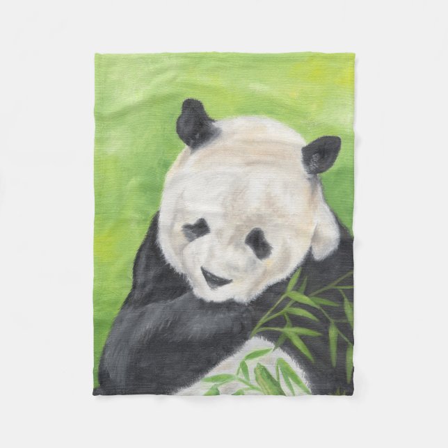 Couverture Polaire Ouatine de panda (Devant)