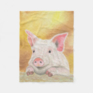 Couverture Polaire Ouatine de porcelet