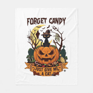 Couverture Polaire Oublie les bonbons, donne-moi simplement Halloween