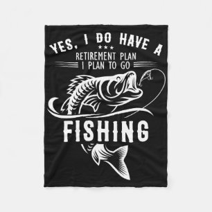 Couverture Polaire Oui J'Ai Un Régime De Retraite Pêche Poisson Drôle