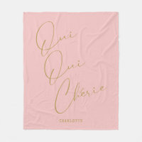 Oui Oui Chérie Citation française Chic Funny Blush