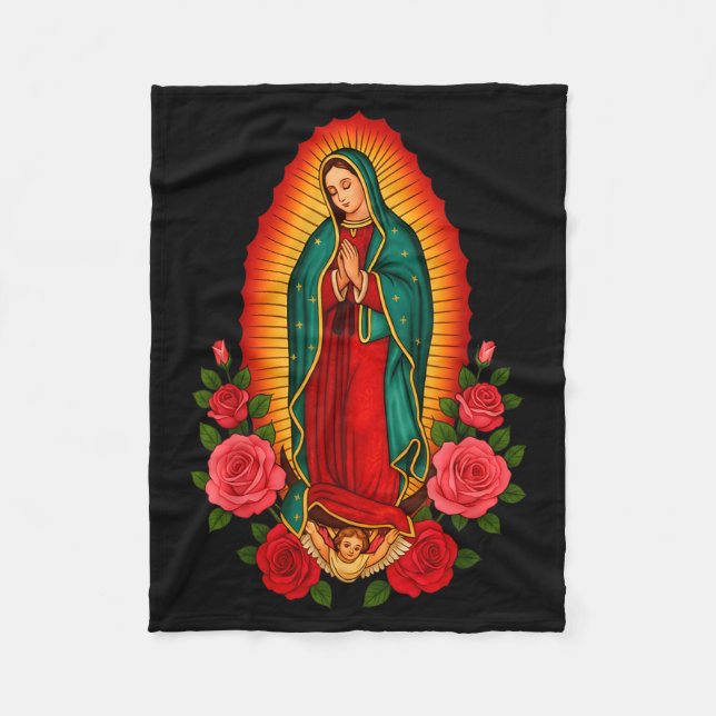 Couverture Polaire Our Lady Virgen De Guadalupe Saint Virgin Mary - C (Devant)