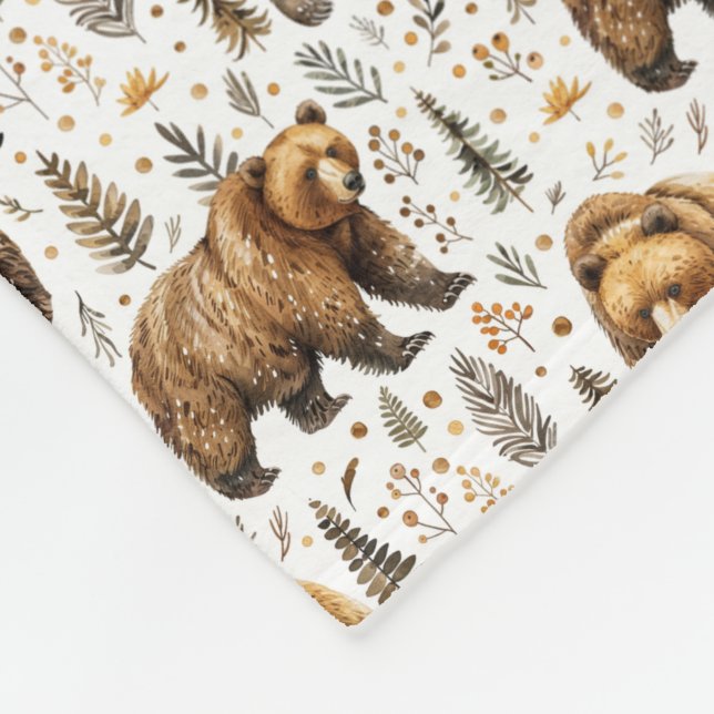 Couverture Polaire Ours Animaux Animaux Faune Thématiques (Coin)