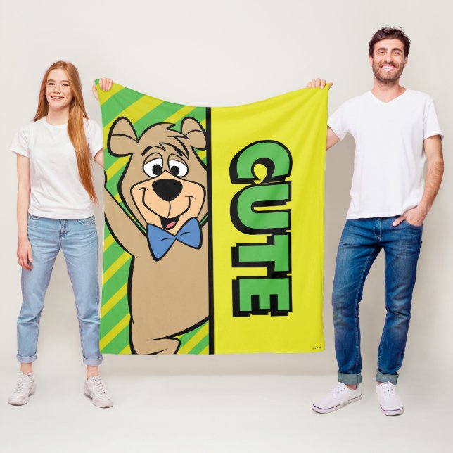 Couverture Polaire Ours Boo-Boo mignon (En situation)