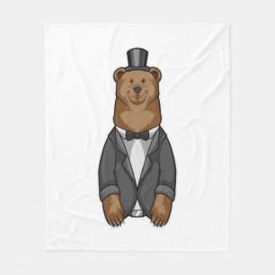 Couverture Polaire Ours comme marié avec veste