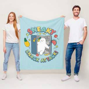 Couverture Polaire Ours De Glace - Attaque Snack Sneaky!