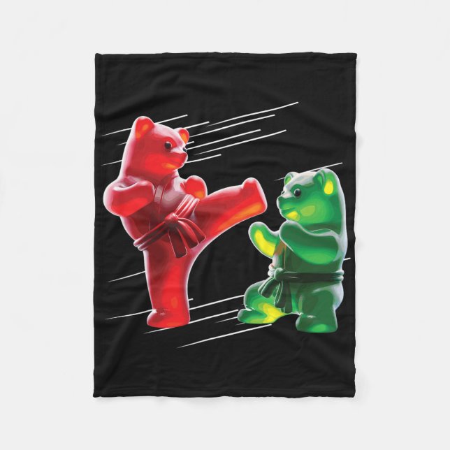 Couverture Polaire Ours de la gomme (Devant)