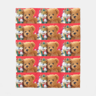 Couverture Polaire Ours en peluche