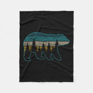 Couverture Polaire Ours Nature Grizzli Brown Ours noir Randonnée Hunt