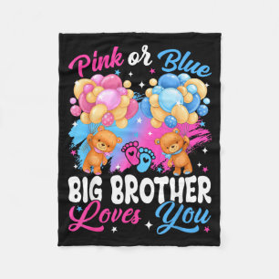 Couverture Polaire Ours Nk Ou Bleu Grand Frère T'aime Révélation De S