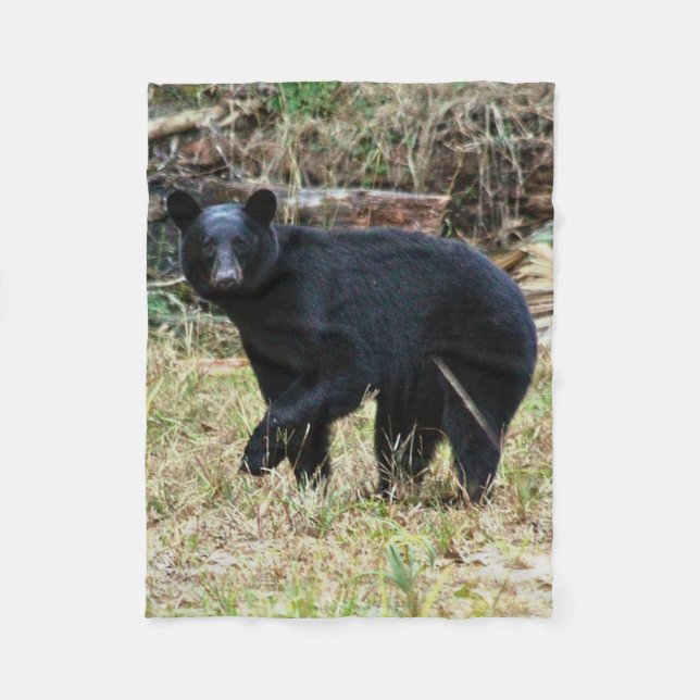 Couverture Polaire Ours noir de Floride (Devant)