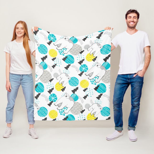 Couverture Polaire Ours polaire (En situation)