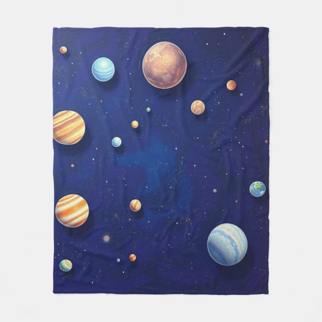 Couverture Polaire Out of This World Plush Fleece Throw Blanket (Devant)