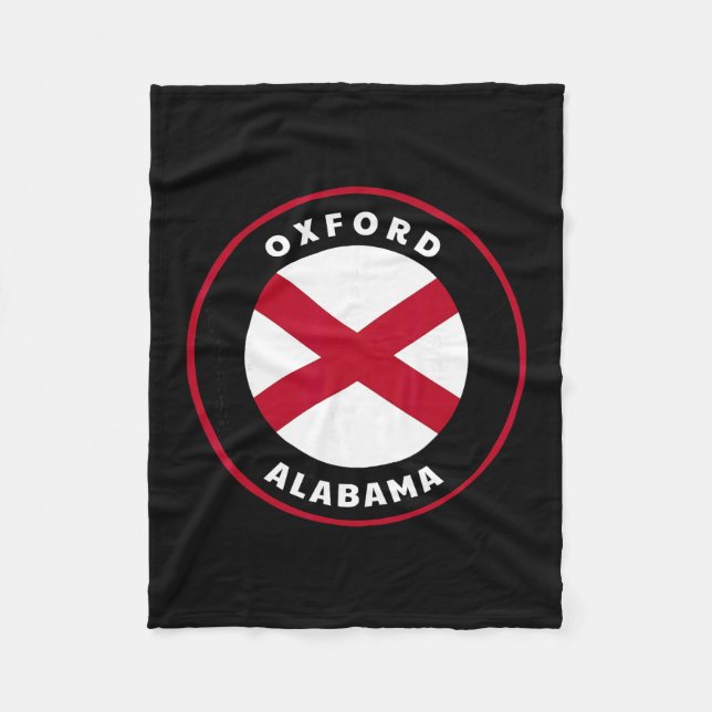 Couverture Polaire Oxford Alama Al State Flag Dge Vacation  (Devant)