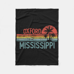 Couverture Polaire Oxford Mississippi Drôle Usa Ville Voyage Maison R