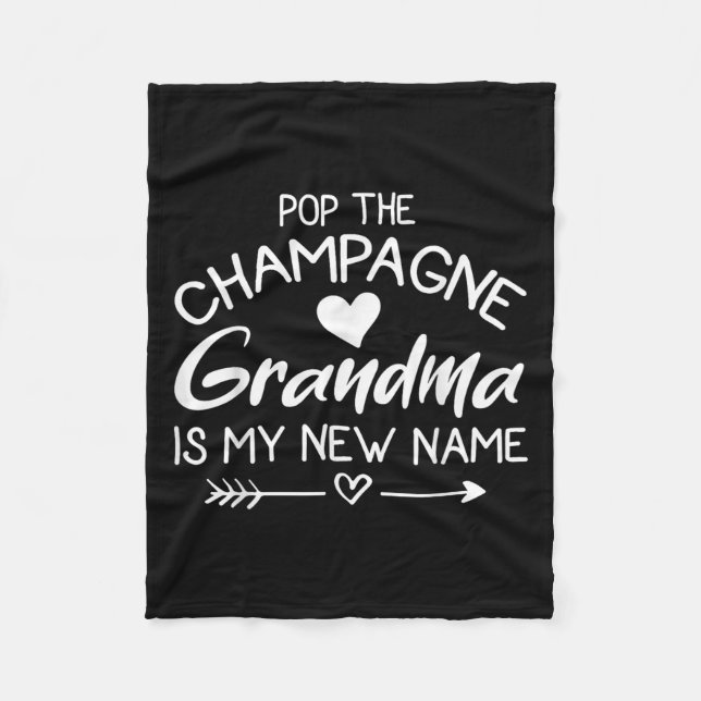 Couverture Polaire P The Champagne Grandma Is My New Name  (Devant)