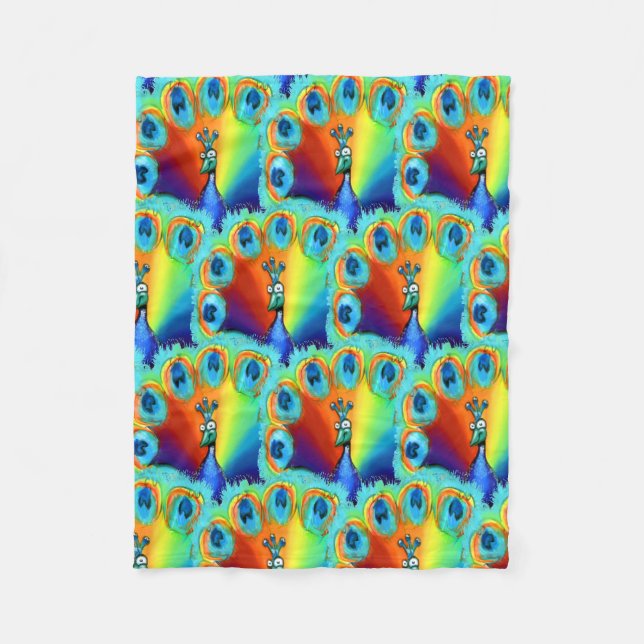 Couverture Polaire Pacock (Devant)