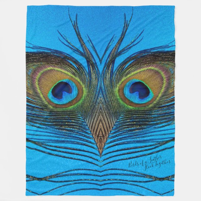 Couverture Polaire Pacock (Devant)