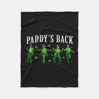 Couverture Polaire Paddle Back Funny Trump Jour de la Saint Patrick I
