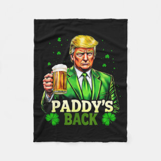 Couverture Polaire Paddy's Back Trump Bière Shamrock T