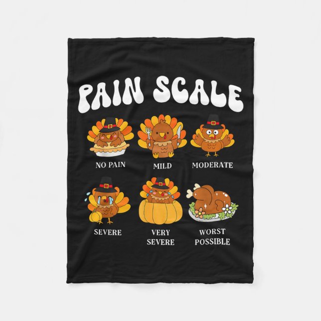 Couverture Polaire Pain Scale Turkey Pain Essment Trauma Nurse Thanks (Devant)